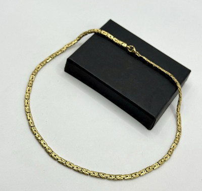 Pierre Lang Halskette vergoldet   elegante Gliederkette im edlen Designer-Look