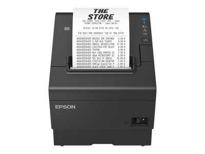 Epson TM-T88VII (132): USB Ethernet PoweredUSB Black Thermico C31CJ57132