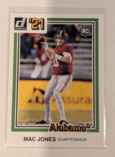 2021 Chronicles Draft Picks Donruss Retro Mac Jones #40 Rookie RC 49ers