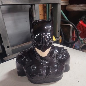 Vintage 1995 BATMAN FOREVER Cookie Jar Val Kilmer Movie Ceramic Bust RARE