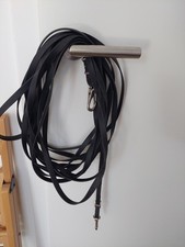 Langzügel Biorhane, Schwarz, 10m