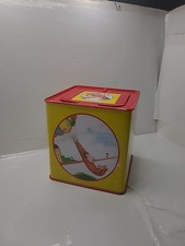 Vintage Classic Tin "Jack-in-Box" Featuring Curious George 1995