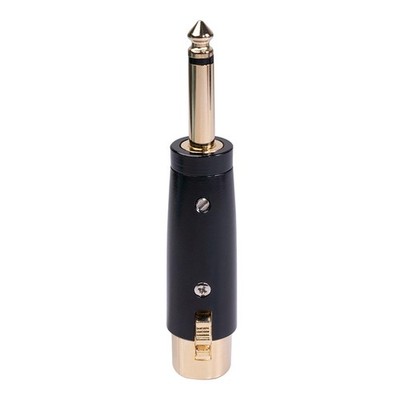 3pin XLR FEMALE zu 1/4 6,35mm Mono Stecker Audio Mikrofon Mic Adapter