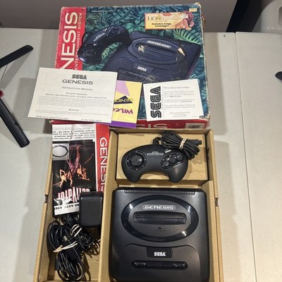 Sega Genesis Model 2 Console w/ Lion King Box, Controller, Cords, System Manual