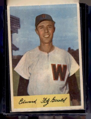 1954 Bowman #168 Ed FitzGerald