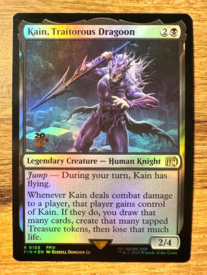 Magic MTG Final Fantasy Kain, Traitorous Dragoon #105 FOIL Prerelease Promo 2025
