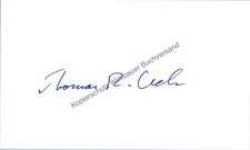 Original Autograph Thomas R. Cech Chemie Nobe...