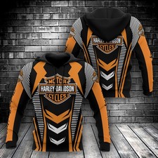 Personalized Harley Racing Davidson 3D Hoodie , Unisex Adults S-5XL