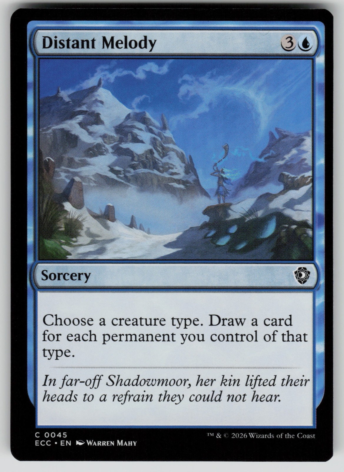 Distant Melody Normal C Commander: Lorwyn Eclipsed 45 NM
