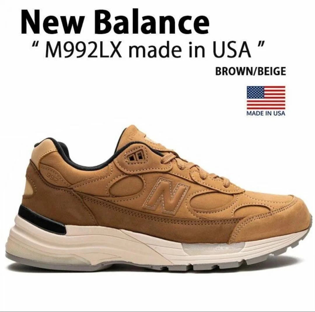 靴 New Balance M992LX made in USA New Balance 992 Made in USA Wheat for Sale | Authenticity