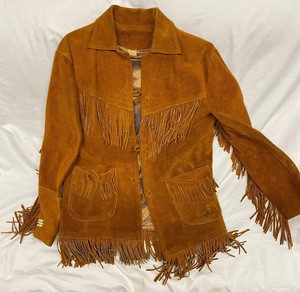 jaqueta com franja masculina