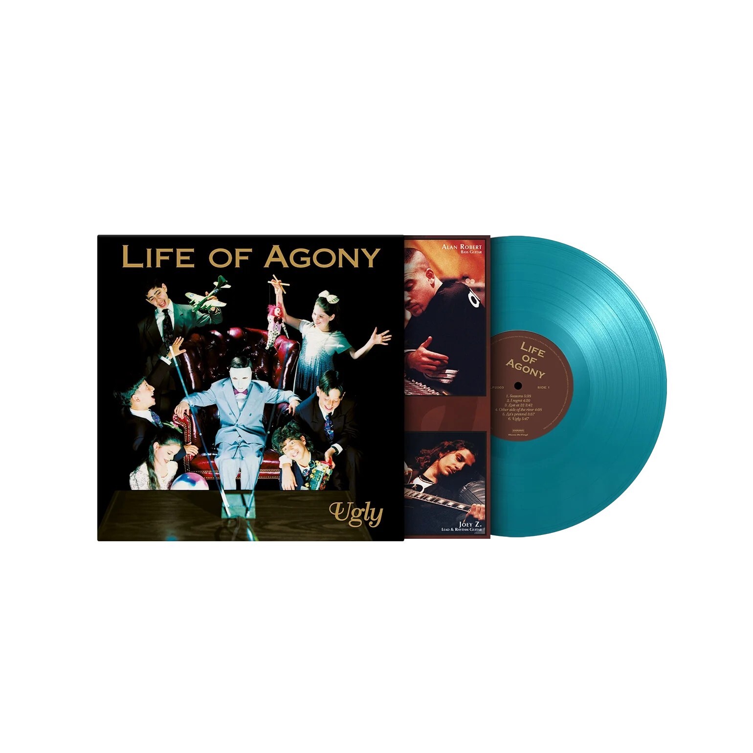 LIFE OF AGONY - Ugly 2025 Dutch 180 Gram Turquoise Vinyl LP New