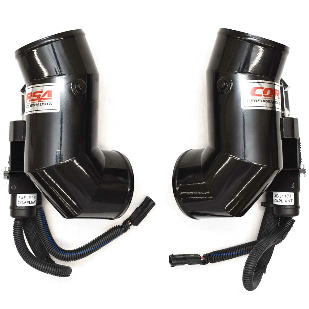 Volvo CAT Boat Corsa Exhaust Diverters P68535-500P | Rinker (Set of 2)