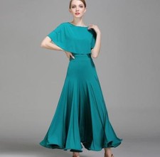 Women's Ballroom Competition Dance Dress Modern Waltz Standard Dress 1730