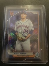 2024 Bowman Kodai Senga 1 Navy Mojo Refractor 85/175 | New York Mets