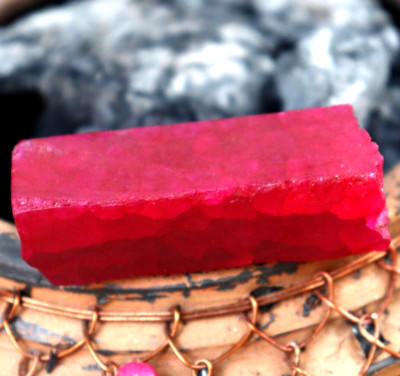 212.60 Ct Approx Red Ruby Rough African Natural Certified Uncut Shape Gemstone