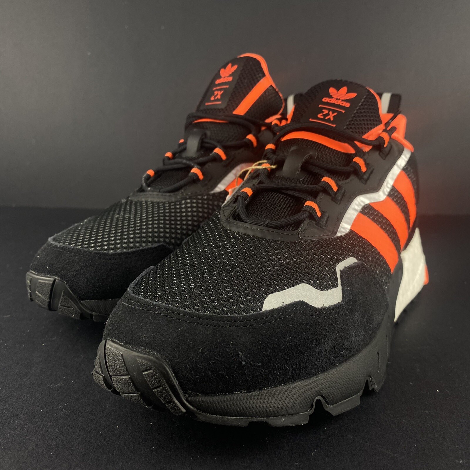 adidas zx 1k boost seasonality h00428 men's size 10.5 black and orange |  eBay
