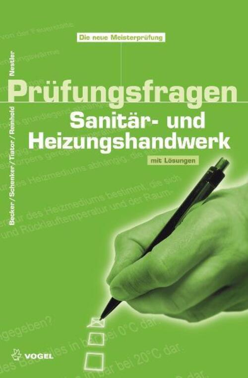 Thumbnail - Prüfungsfragen Sanitär- Und Heizungshandwerk | Mit Lösungen | Roland