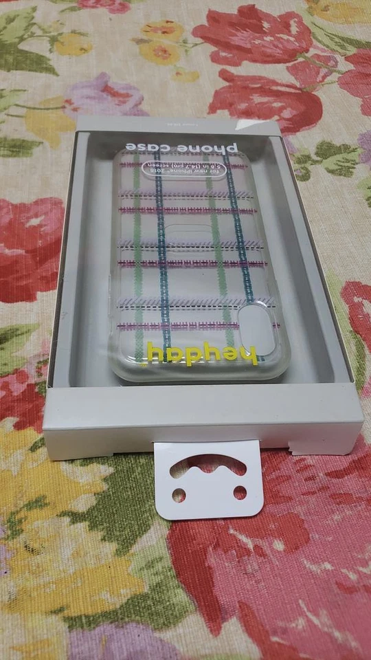 NEW Heyday™ Apple iPhone X/XS Printed Hard Shell Case with Rubber Bumper - Plaid - Image 2 of 3