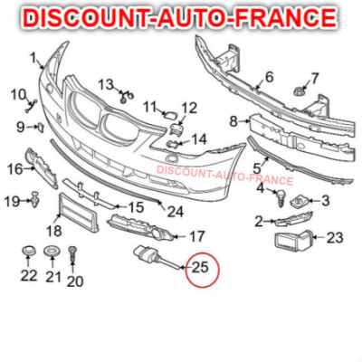 Fiche Avec Capteur De Température Pour BMW E38 E39 E46 E53 E60 E61 - Occasion