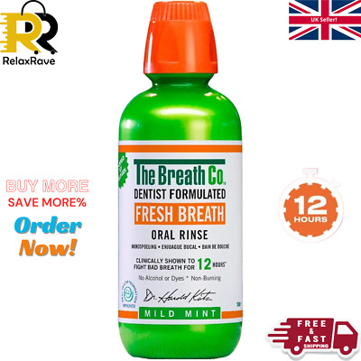The Breath Co.Breath Co Mundspülung - Zahnarzt formuliert milder Minzgeschmack, 500 ml