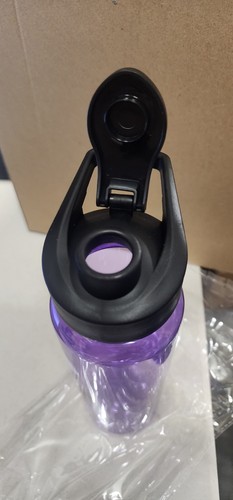 Inbagi 12-Piece Cheer Water Bottle Set Purple BPA-Free Sports - Picture 4 of 6