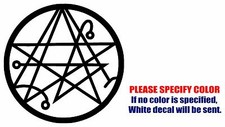 Necronomicon Symbol Goddess wicca Vinyl Decal Sticker Car Window Bumper Wall 6"