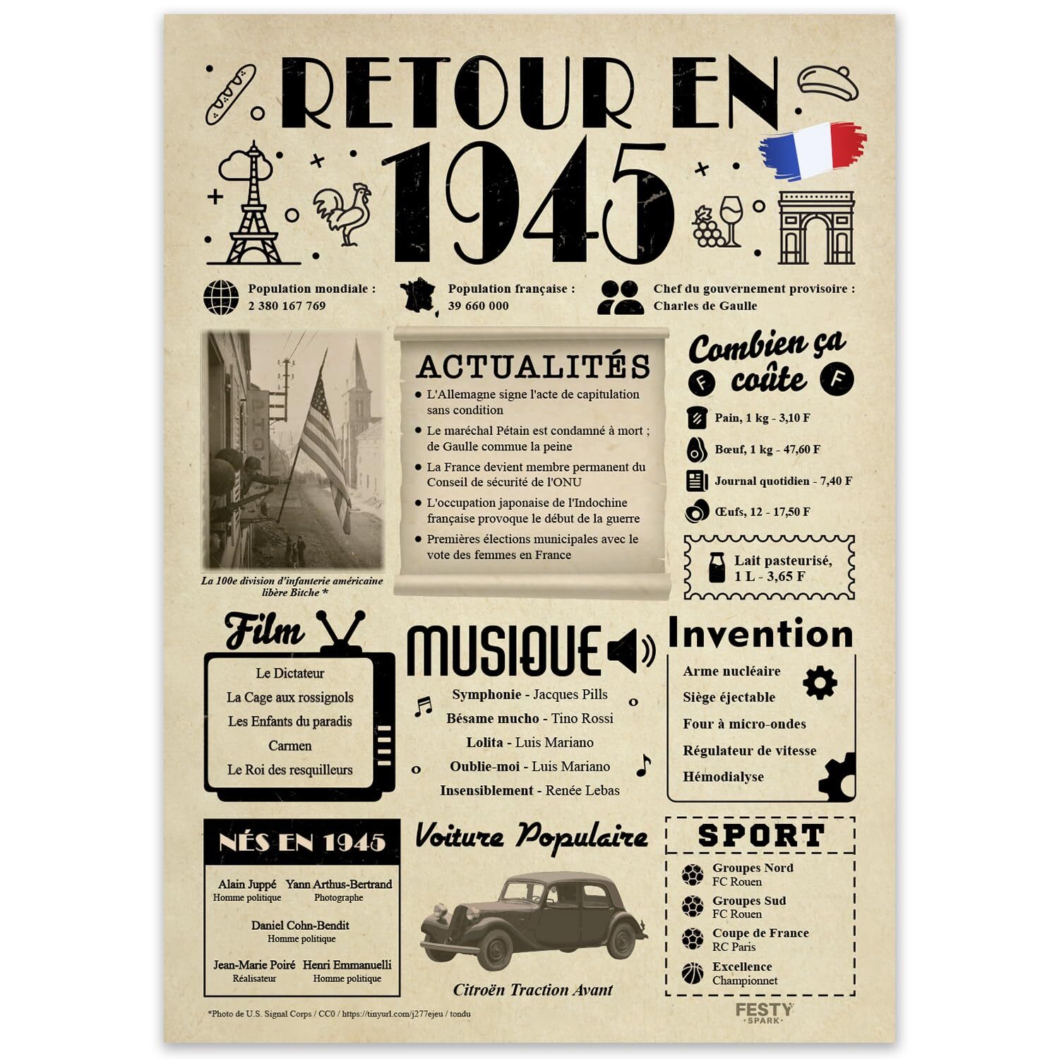 Große Geburtstagskarte 80 Jahre Frau und Mann – Geschenkidee 80 Jahre Frau un...