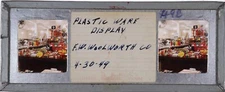 EARLY 1949 F. W. Woolworth Co Display - Stereo Realist Slide Kodachrome #498