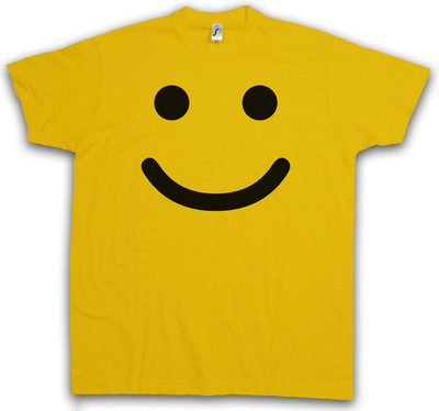 SMILE HAPPY T-SHIRT Emoji Emojis glücklich Emoticons Smile Watchmen
