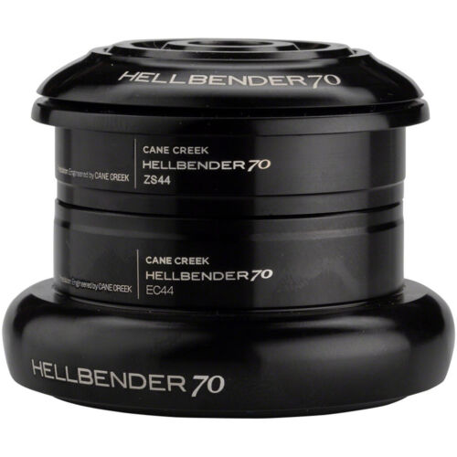 Cane Creek Hellbender 70 Headset ZS44/28.6 EC44/40, Black - Afbeelding 1 van 3