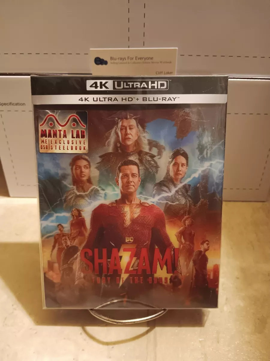 SHAZAM! FURY OF THE GODS 2023 (Blu-ray) + Free Shipping