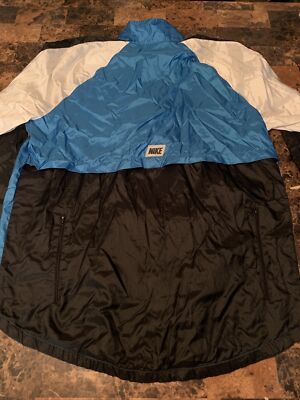Vintage Nike 1990s Nylon Center Check Swoosh Half Zip Pullover