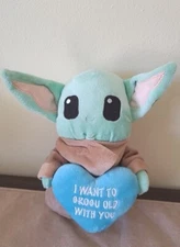 Fetch for pets Star Wars:  6" Grog With You Plush Squeaker Dog Toy. New Other.