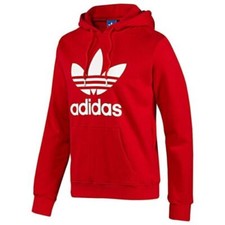 Adidas Men's Trefoil Fleece Hoodie Hooded Sweatshirt