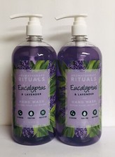 2 Bottles Aromatherapy  Eucalyptus  Lavender Cleansing Hand Wash 33.8 oz Each