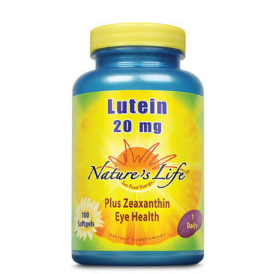 Nature's Life Lutein 20 mg | 100 ct