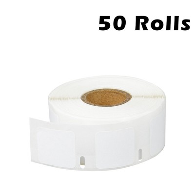50Rolls 25mmx25mm LW Multipurpose 750 Labels 30332 for Dymo LabelWriters 450