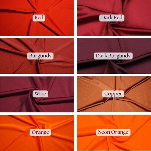 Premium Shiny Milliskin Nylon Spandex Fabric – 4-Way Stretch | By The Yard - Picture 78 of 109