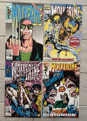 Wolverine Comic Numbers 59 60 61 62 Larry Hama Texeira Marvel Comics 1992 VGC