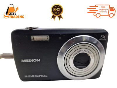 Medion MD  14.0 Megapixel 5xOpticalZoom Schwarz