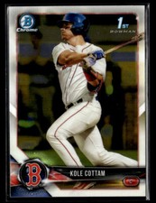 2018 Bowman Draft #BDC-69 Kole Cottam Chrome Card Boston Red Sox