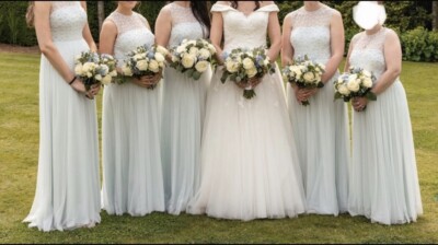 Motee Maids Ice Blue Bridesmaid Dresses x 5 | eBay UK