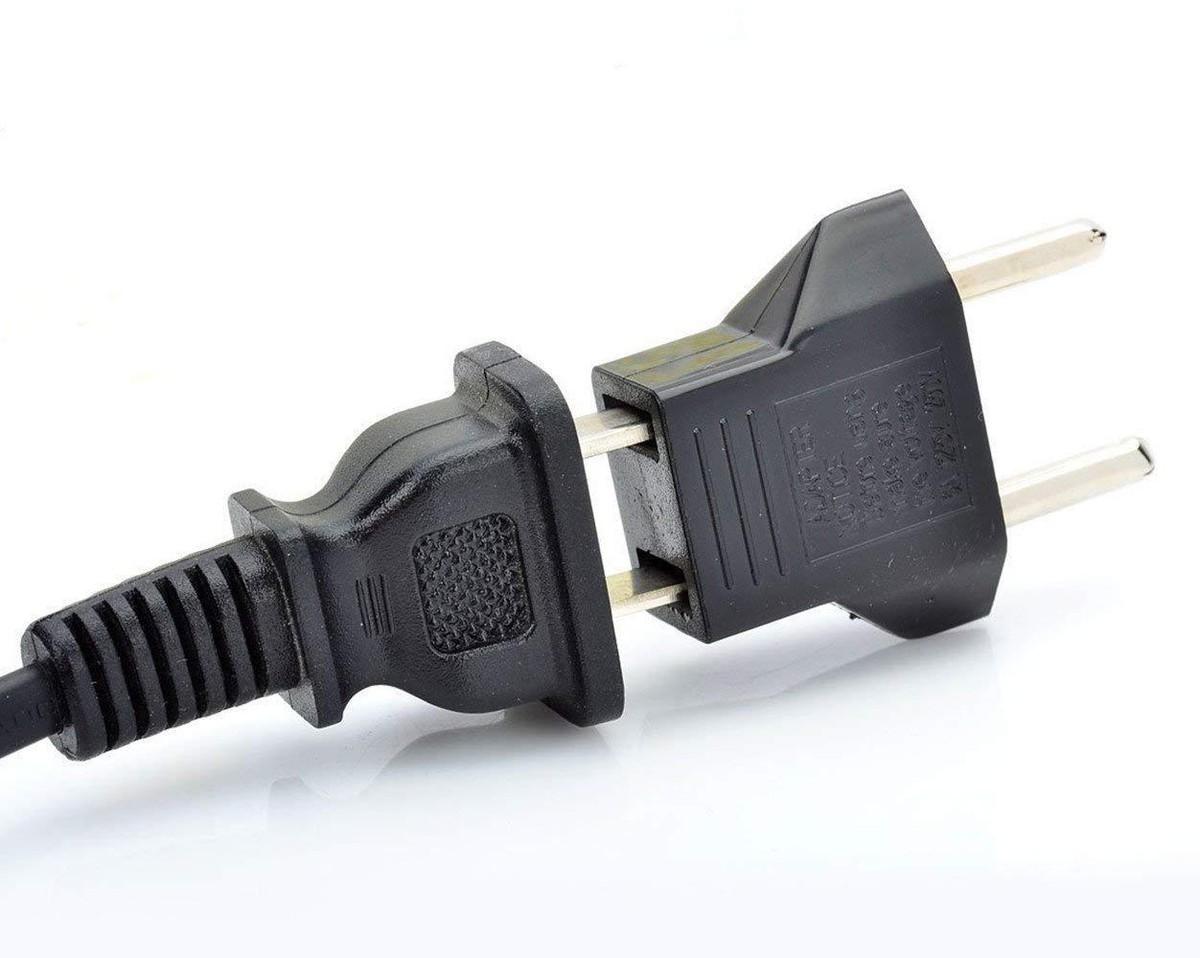 US To EU/RU European Travel Charger Converter Adapter Plug – Outlet Plug Adapter Only