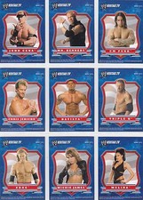 WWE Topps Heritage IV COMPLETE DIECUT MAGNET 9 CARD SET 2008 (Super Rare!)*