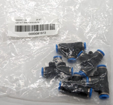5 x FESTO QST-6 T-Connector NEW