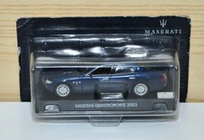 Modello auto Maserati Quattroporte Blu 2003 Anno1 Numero 1 scala 1:43