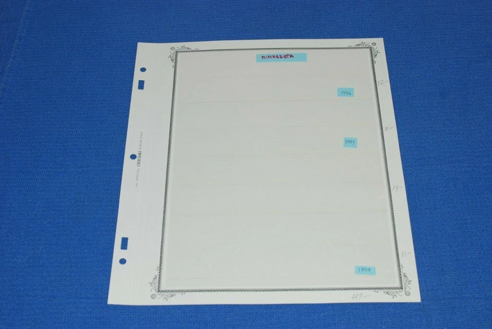 Minnesota Duck Hunting Scott National Album Pages BlueLakeStamps GET YOUR STATE! - Image 3 of 3