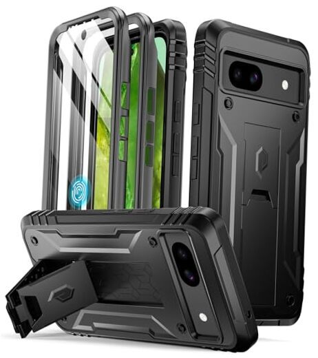 Revolution Case for 5G, [20FT Mil-Grade Drop Google Pixel 8A Black