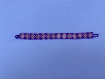 HUICHOL MEXICAN HAND MADE JEWELRY BEADED FOLK ART